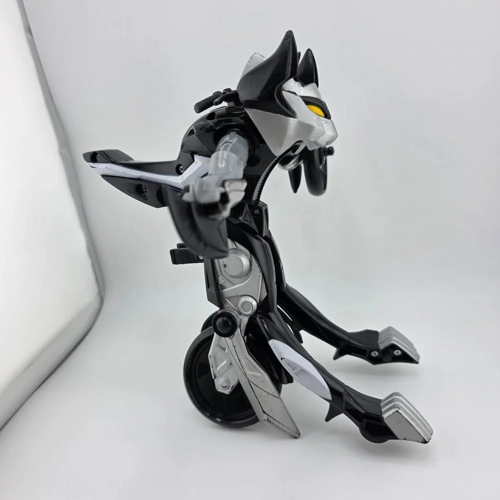 Power Rangers Jungle Fury Black Cat Ranger Transforming‎ Battle Bike Bandai 2008